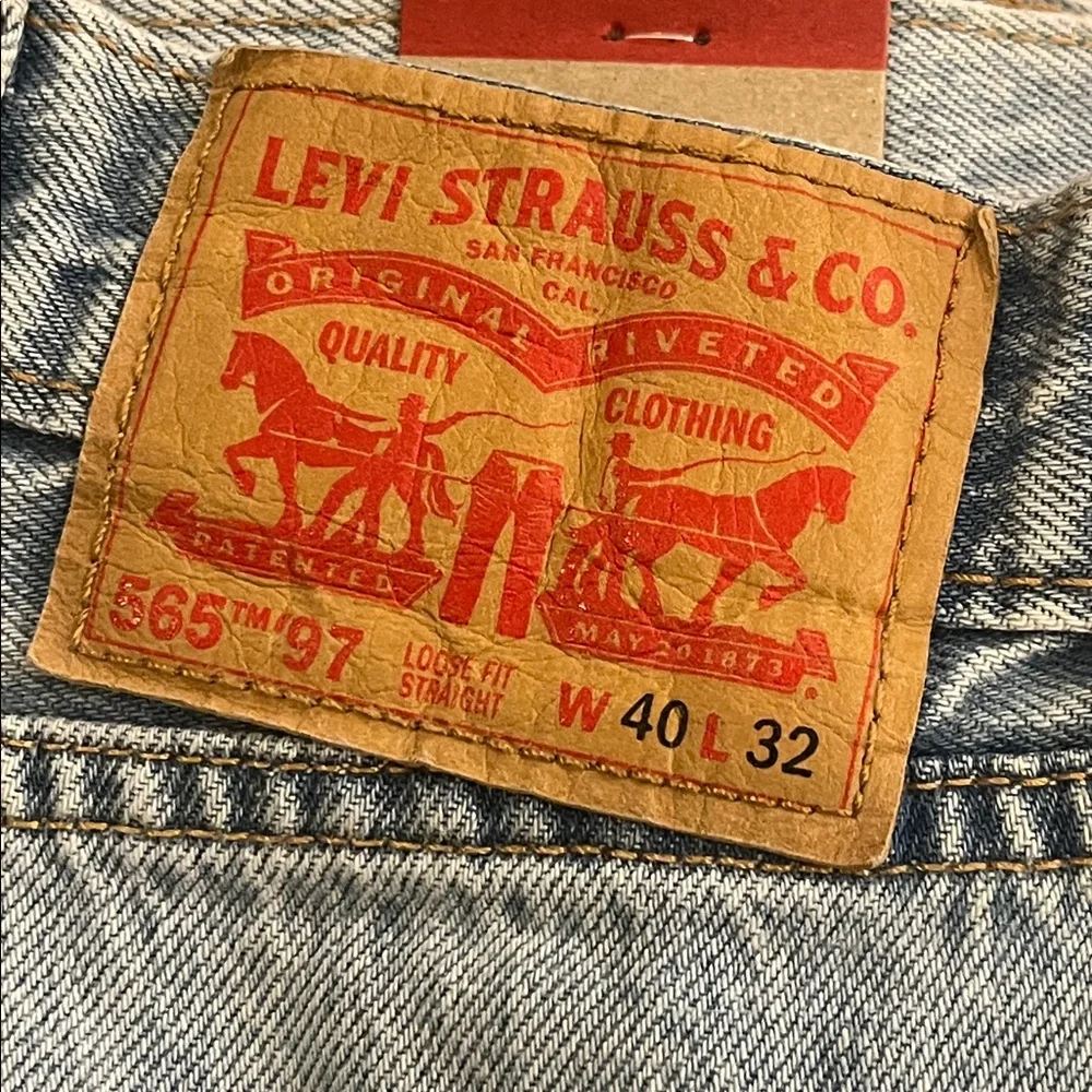 Levi’s 565 ‘97 Loose Straight Denim Jeans new Mens Size 40x32